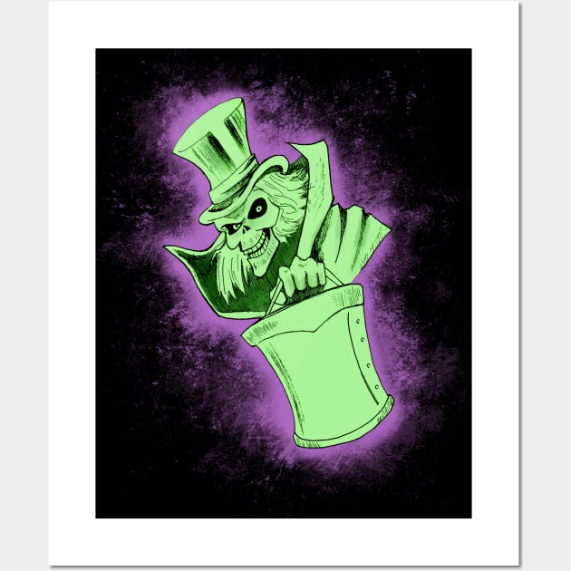 Hatbox Ghost Wall Art by Wingedwarrior